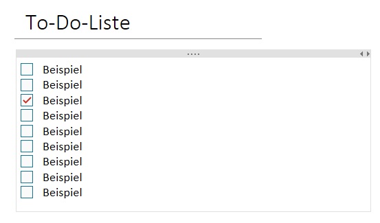 To Do Liste in OneNote