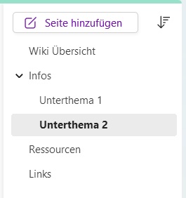 Wissensdatenbank als Seitenvorlage in OneNote